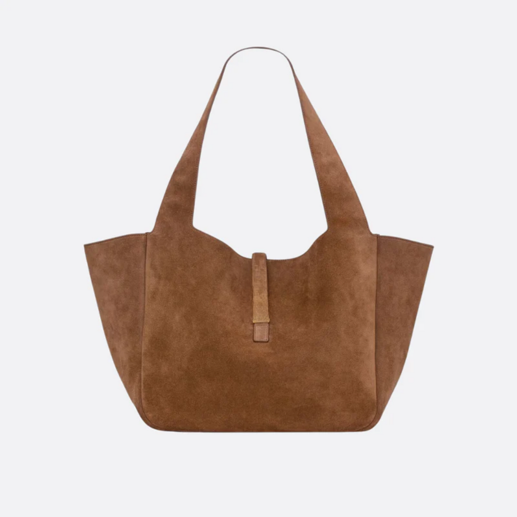Veloursleder-Schultertasche - BloxBag