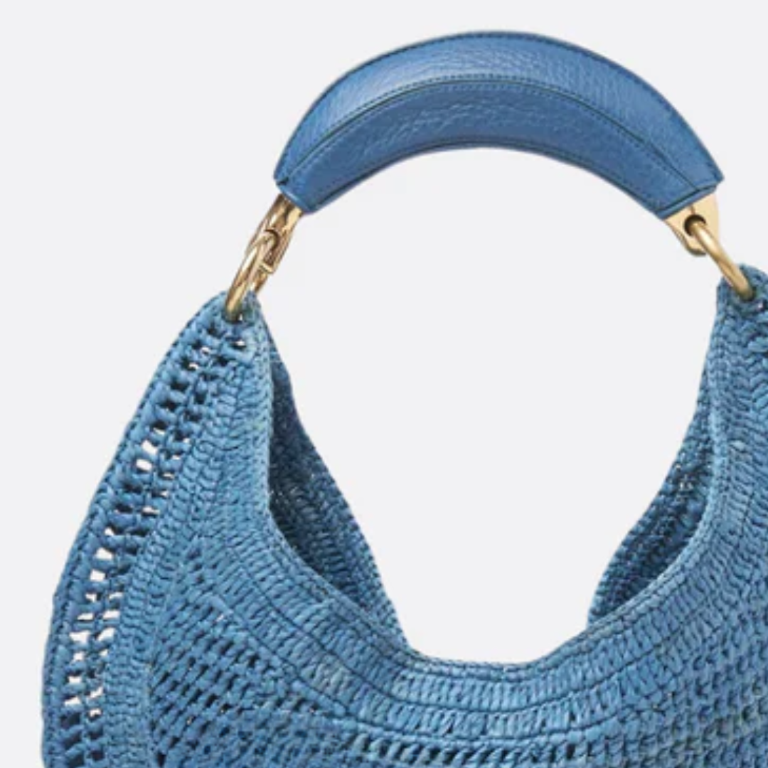 Raffia-Schultertasche - BloxBag