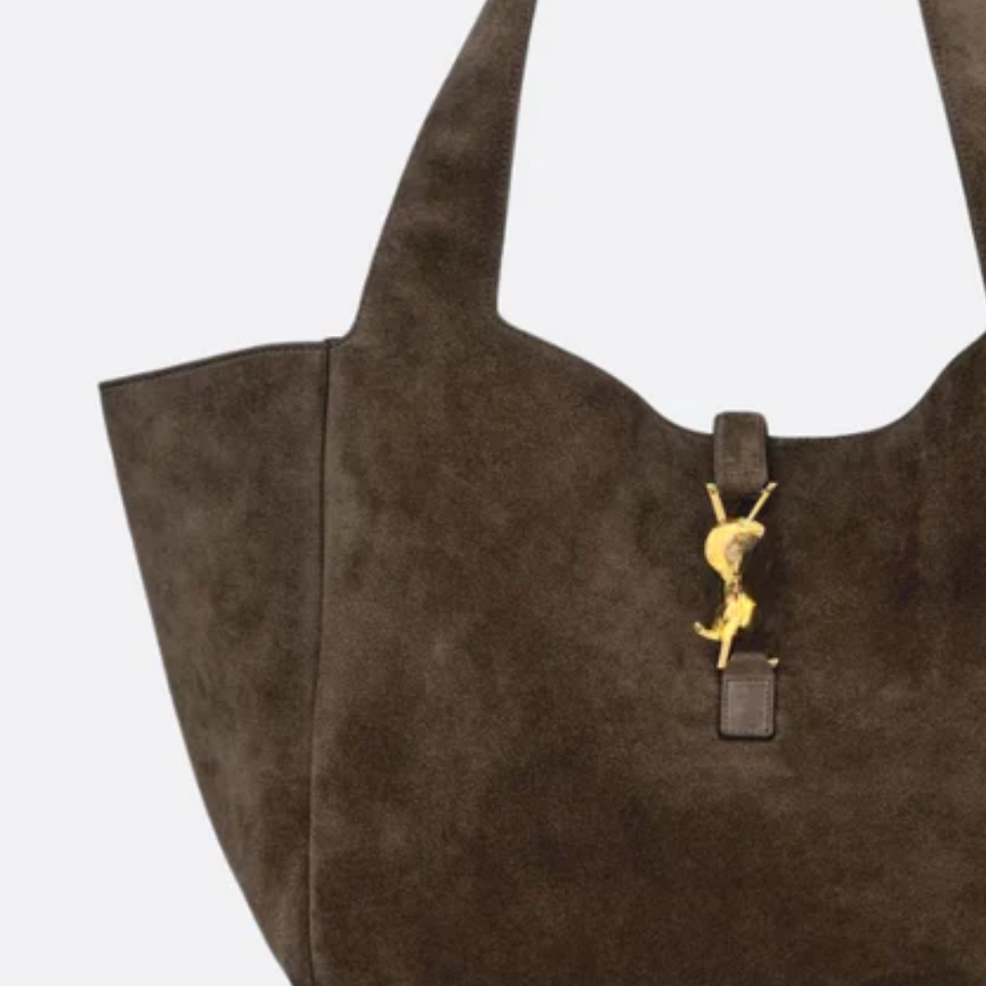 Veloursleder-Schultertasche - BloxBag