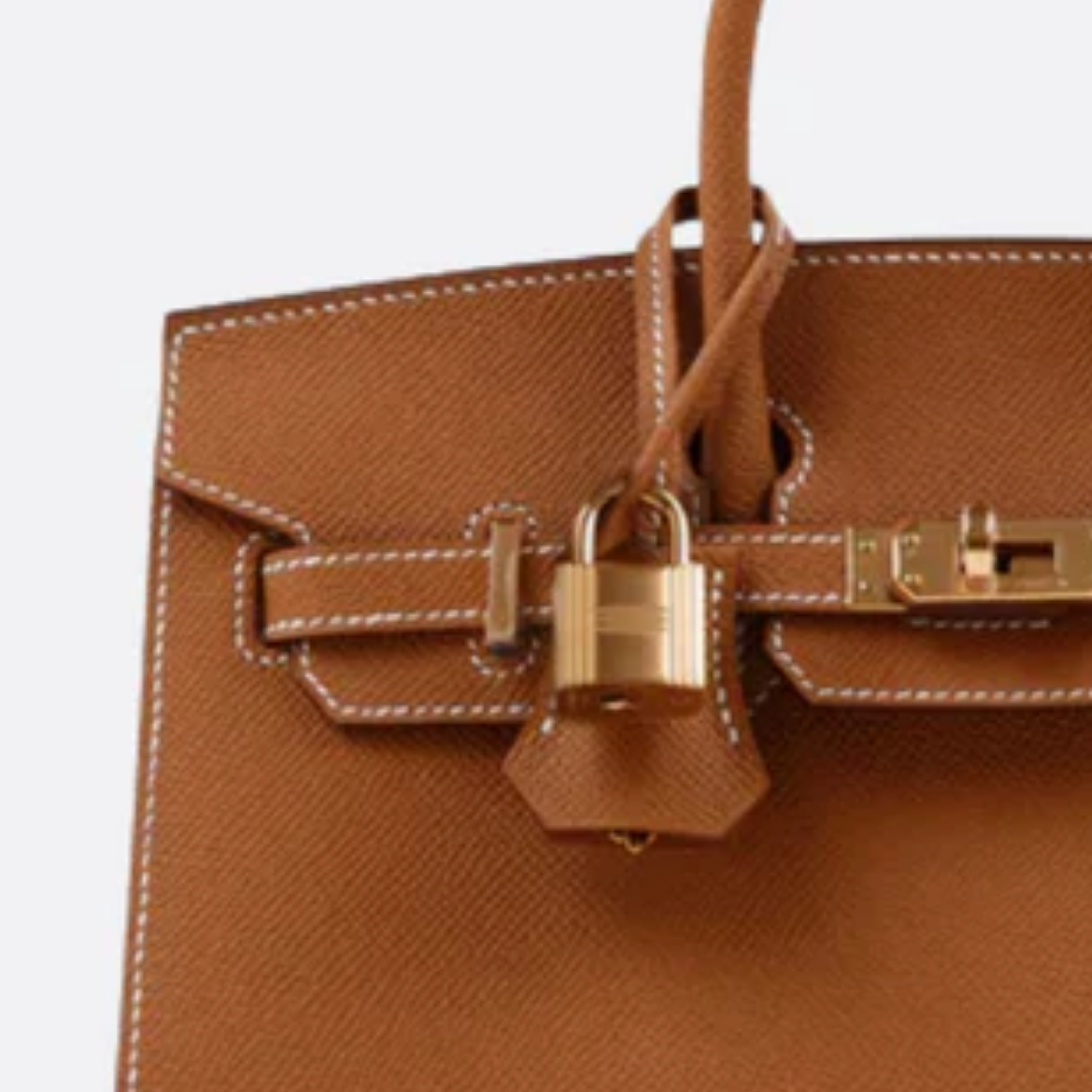Klassische Lederhandtasche - BloxBag