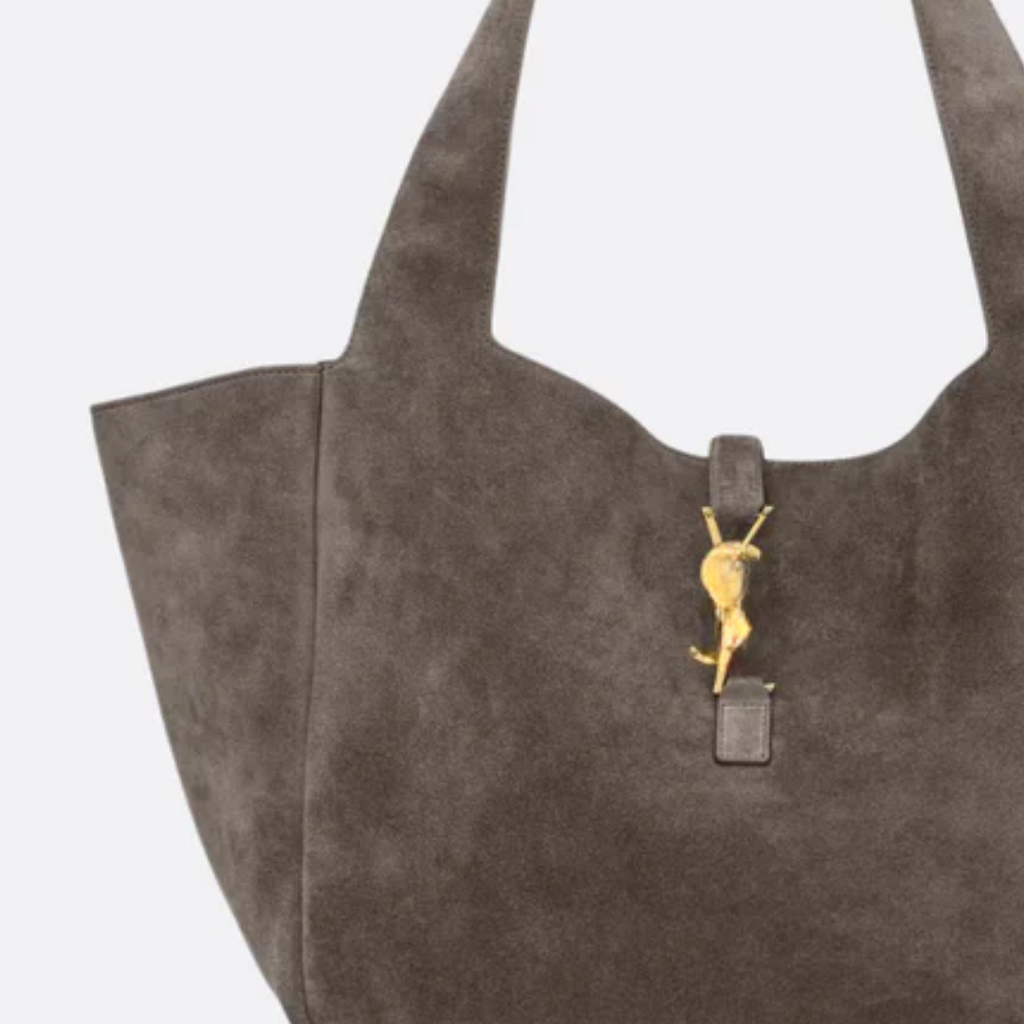 Veloursleder-Schultertasche - BloxBag