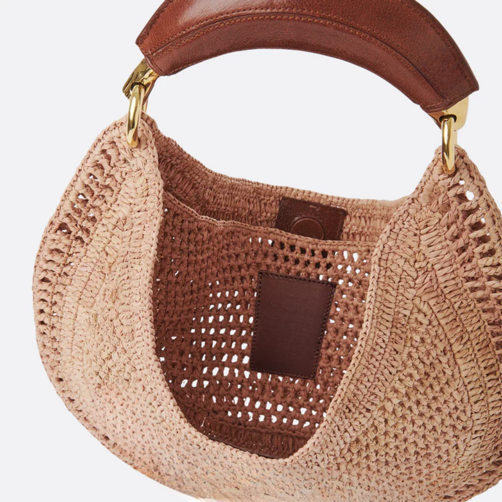 Raffia-Schultertasche - BloxBag